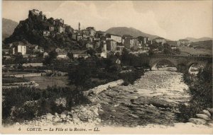 CPA Corte La Ville et la Riviere CORSICA (1078597)