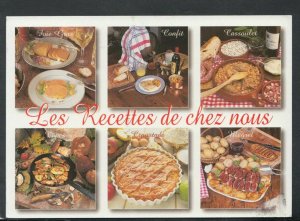 Food & Drink Postcard - Les Recettes De Chez Nous  RR6472