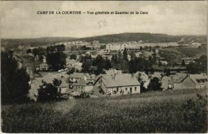 CPA La Courtine Vue Generale et Quartier de la Gare FRANCE (1050535)