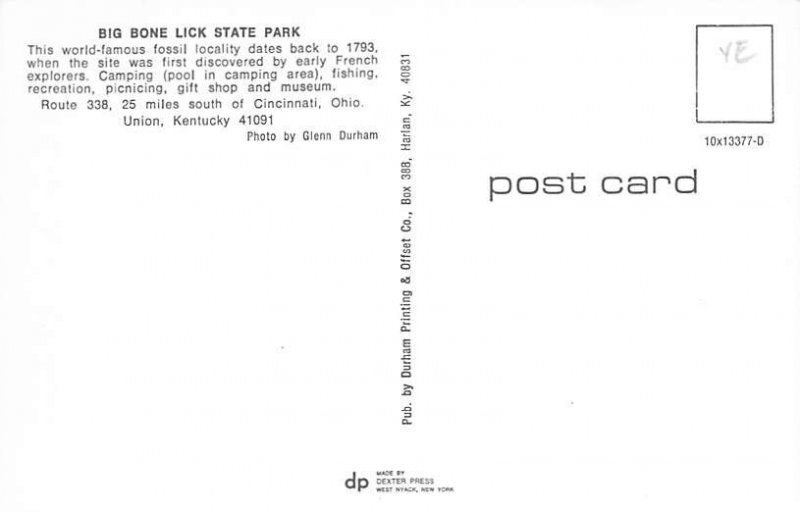 Big Bone Lick State Park Union KY