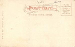 Cedar Rapids Iowa~Sidewalk by High School~Acmegraph Postcard c1907