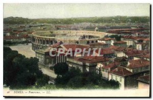 Postcard Old Nimes Panorama