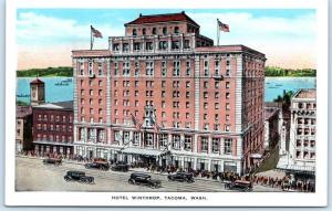 TACOMA, Washington WA   Birdseye HOTEL WINTHROP  ca 1930s Postcard