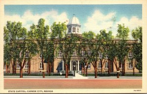 Nevada Carson City State Capitol Building Curteich