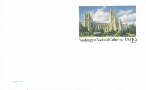 U S Postal Card Washington National Cathedral 19 cents 1993