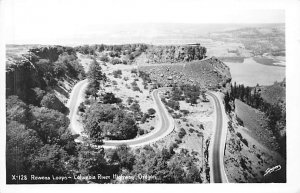 Rowena Loop Real Photo - Columbia River Highway, Oregon OR  