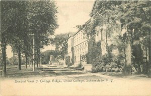 Gleason General View College Union College Schenectady New York  Postcard 13925