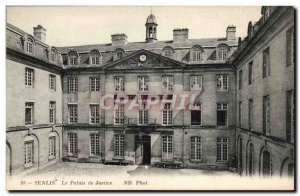 Senlis Old Postcard Courthouse