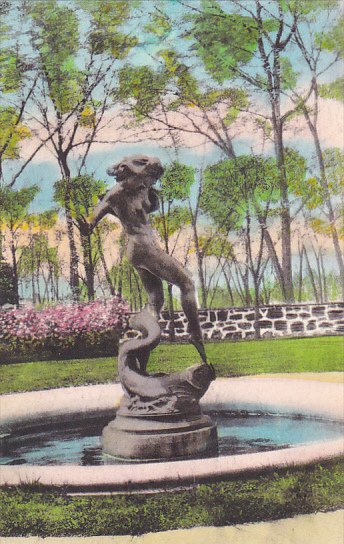 Humoresque Statue Valeria Home Oscawana New York Albertype