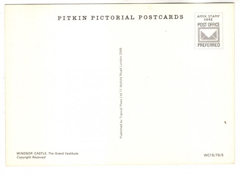 The Grand Vestibule, Windsor Castle,