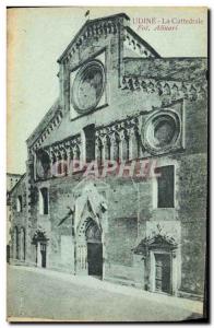 Old Postcard Udine The Cathedral