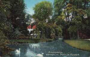 Riesengebirge Warmbrunn Kurpark Silesia Germany-Jelenia Góra Poland Postcard