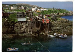 Pouch Cove, Newfoundland, Dock Fishing Boat Ladders