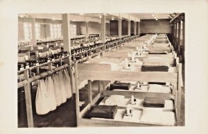 Great Lakes Illinois Naval Training - SAILOR BARRACKS~REAL PHOTO POSTCARD