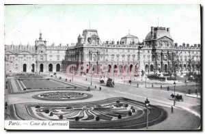 Postcard Old Nice Carousel Court