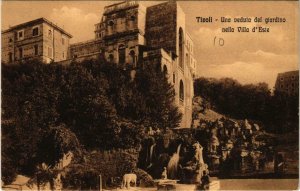 CPA TIVOLI Una veduta del giardino nella Villa d'Este ITALY (801785)