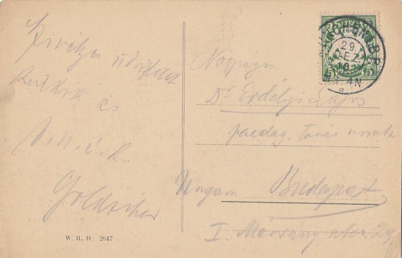 Germany Munich 1910 Propylaea postcard