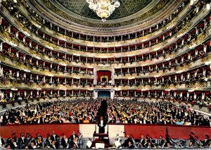 Italy Milano La Scale Theatre Interior 1964