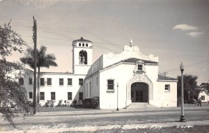 Ft. Pierce Florida 1st Methodist Episcopal Church, Real Photo Vintage PC U7548
