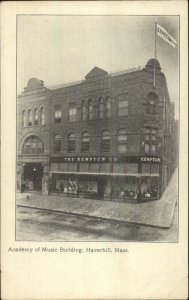 Haverhill MA Academy of Music Bldg KEMPTON CO c1905 Postcard