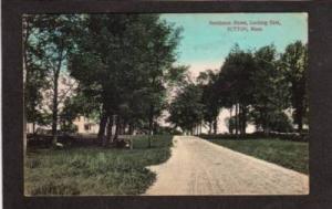 MA Dirt Street View SUTTON MASS Massachusetts Postcard Early 1900's