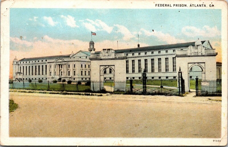 Postcard Federal Prison in Atlanta, Georgia~2864