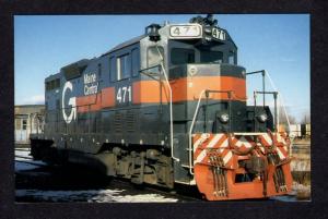 ME Maine Central Railroad Train Engine South Portland Maine Postcard Guilford