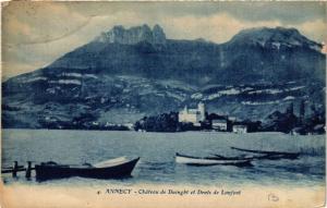 CPA ANNECY Chateaz de DUINGT et Dents de Lanfont (618458)