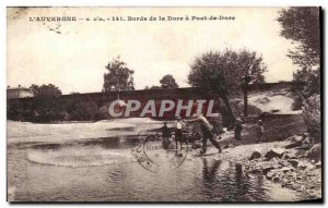 Old Postcard The Banks of Dore Dore Bridge