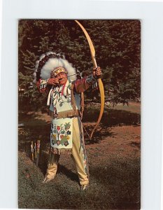 Postcard The Native American