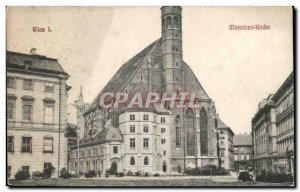 Austria Wien Austria Old Postcard Minoriten Kirche