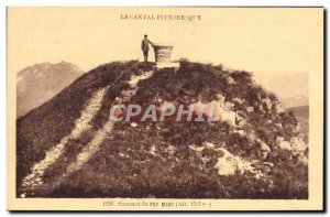 Postcard Old Summit Du Puy Mary