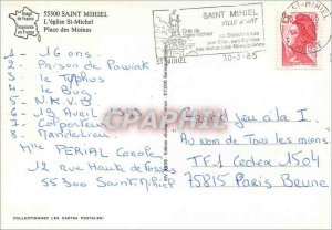 Modern Postcard Saint Mihiel The church St-Michel Place des Moines