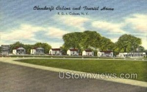 Olendorf's Motel - Cohoes, New York NY Postcard