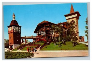 Vintage 1960's Postcard Old Swiss House Busch Gardens & Brewery Tampa Florida