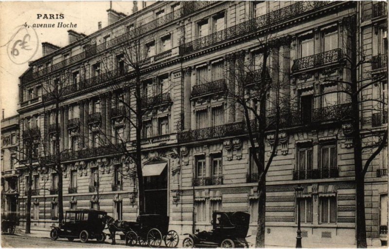 CPA PARIS 8e - 4, avenue Hoche (75405)