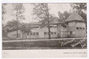 Auditorium Winona Lake Indiana 1905c PMC postcard