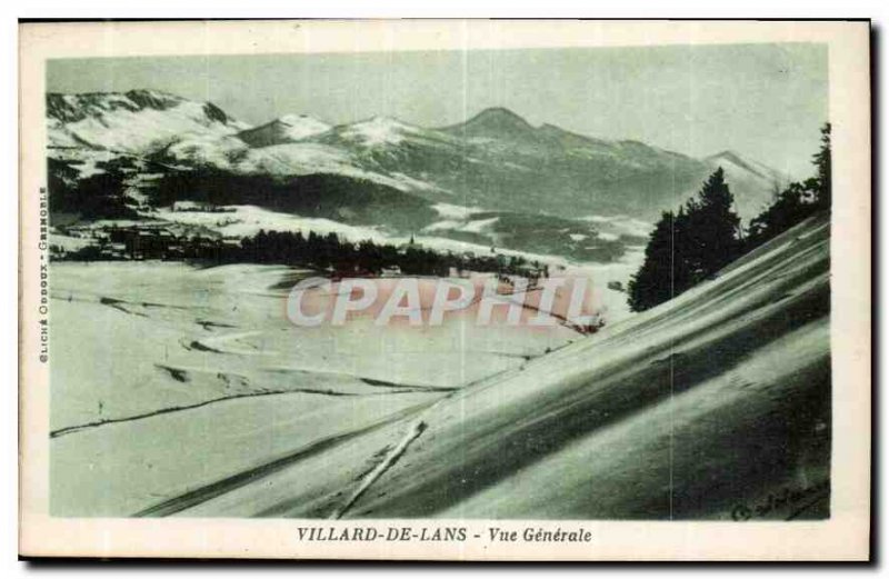 Old Postcard Villard de Lans General view