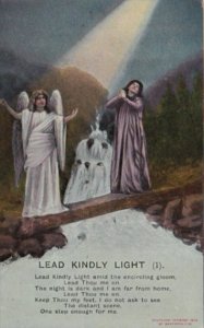 Bamforth Angel and Woman Lead Kindly Light No 1