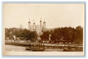 c1920's The Tower Of London United Kingdom UK RPPC Photo Vintage Postcard 