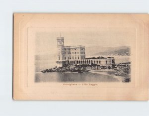 Postcard Villa Raggio, Cornigliano, Genoa, Italy