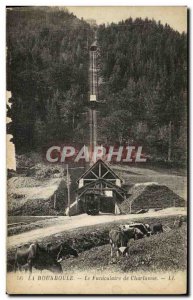 Old Postcard La Bourboule The funicular Charlanne Cows