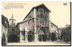 Old Postcard Chambery La Cathedrale