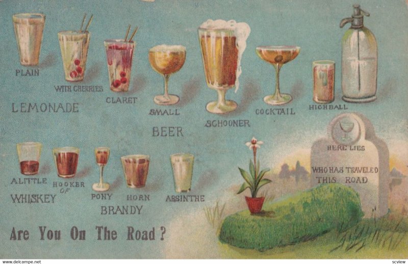 Prohibition Humor , Are you on the road? , 1917