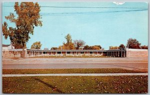 Mt. Pleasant Michigan 1960s Postcard Wold's Motel