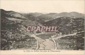 Old Postcard Nice Alpes Maritimes La Vallee du Paillon shooting the Observatory