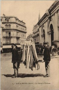 CPA AIX-les-BAINS La Chaise a Porteurs (1191296)