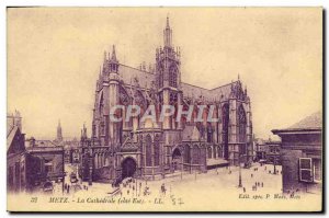 Old Postcard Metz Cathedral