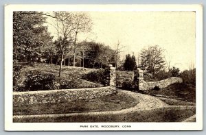 Park Gate   Waterbury  Connecticut  Postcard