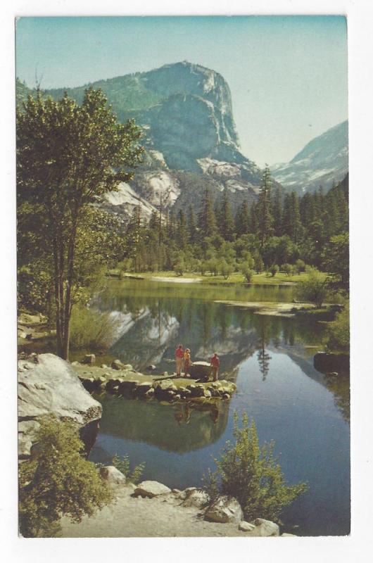 CA Yosemite National Park Mirror Lake Mt Watkins 1968 PC